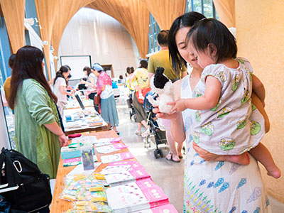 地域のママと子どもたちの参加