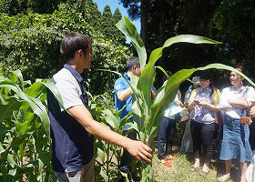 農場見学および商品開発のための座談会